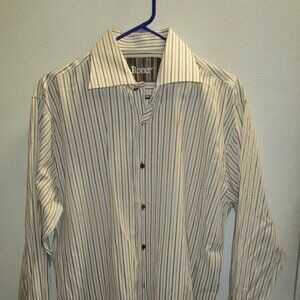 ROAR men long sleeves cufflink shirt excellent condition size S Small